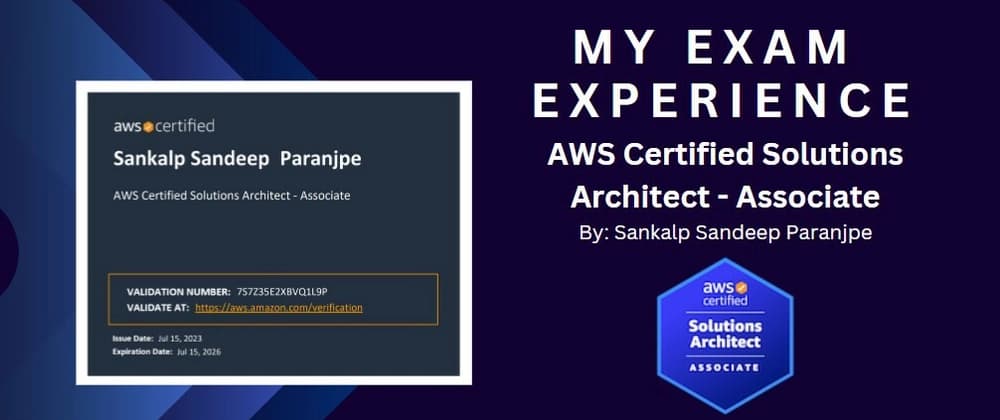 My Exam Experience - AWS Certified Solutions Architect - Associate (AWS SAA-C03)