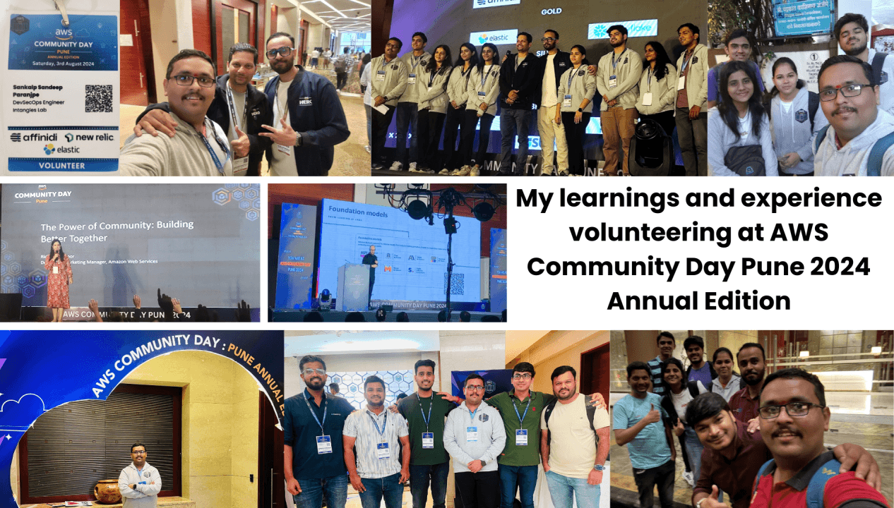 My learnings and experience, volunteering at AWS Community Day Pune 2024 Annual Edition